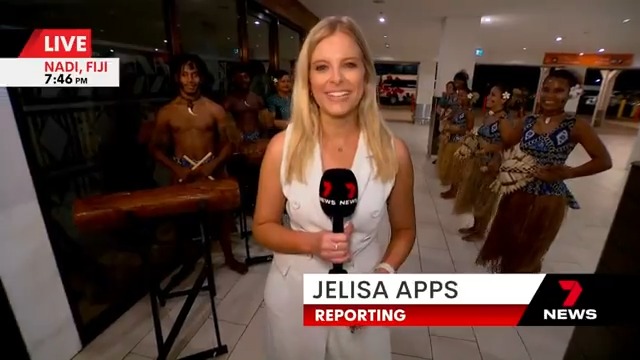 History will be made this weekend, when the Knights and Storm played the first NRL-sanctioned game in Fiji. Jelisa Apps Newcastle Knights Melbourne Storm #NRL #7NEWS