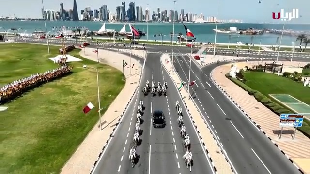 🇰🇼♥️🇶🇦| بالخيل والهجن .. والعرضة القطرية موكب سموّ الشيخ مشعل الأحمد الجابر الصباح أمير دولة #الكويت الشقيقة يصل إلى الديوان الأميري #قطر_ترحب_بأمير_الكويت #نديب_قطر | #قطر 🇶🇦