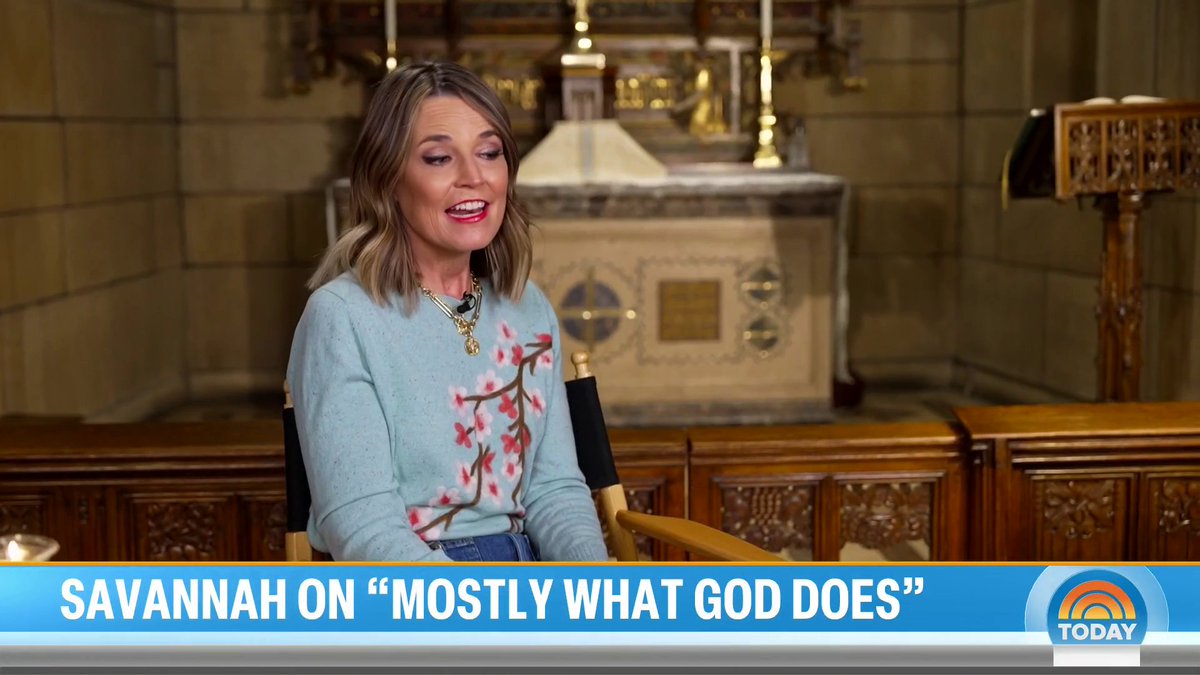 TODAY co-anchor Savannah Guthrie took on a challenge that was both thrilling and scary when she decided to write her latest book, "Mostly What God Does." She opens up about writing a faith-based book, what led her to this journey, and more.