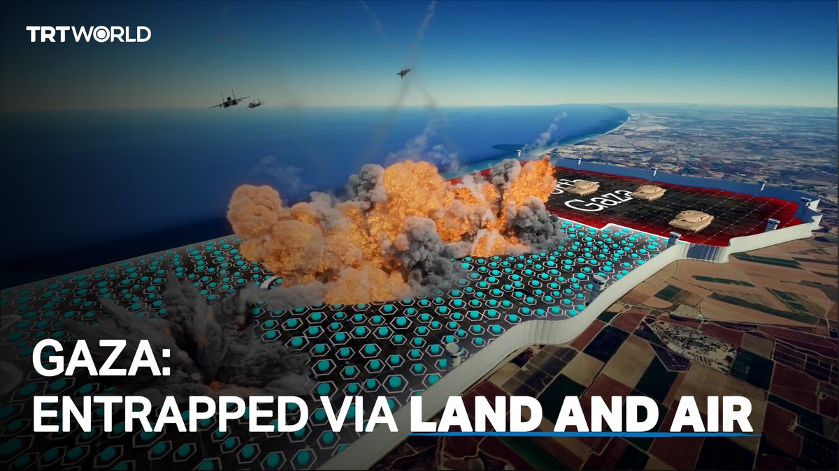 More and more Palestinians are being killed every day since Israel launched its brutal offensive on Palestine’s Gaza on October 7, 2023. This animation illustrates how Palestinians are trapped in a tiny, besieged enclave that’s being constantly bombarded, with most of them forcibly displaced to the city of Rafah as forthcoming Israeli attacks loom