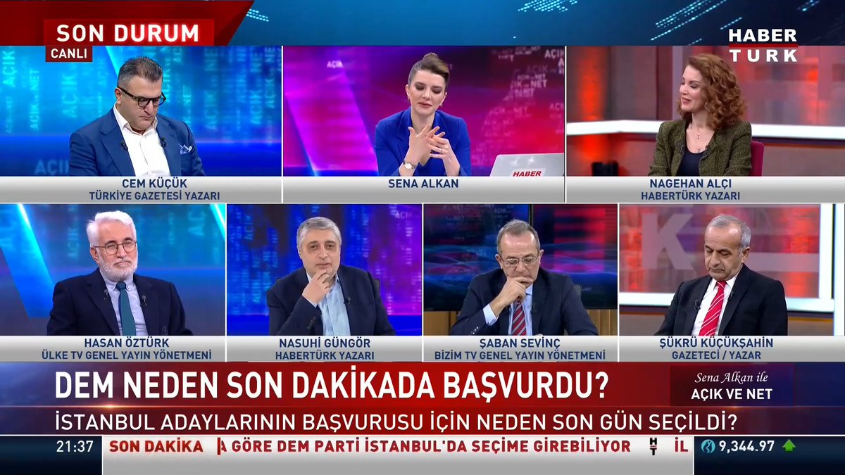 DEM Parti İstanbul başvurusunu neden son dakikaya bıraktı? Gecikme bilinçli mi tesadüf mü? Habertürk Yazarı Nasuhi Güngör #AçıkveNet'te anlattı.