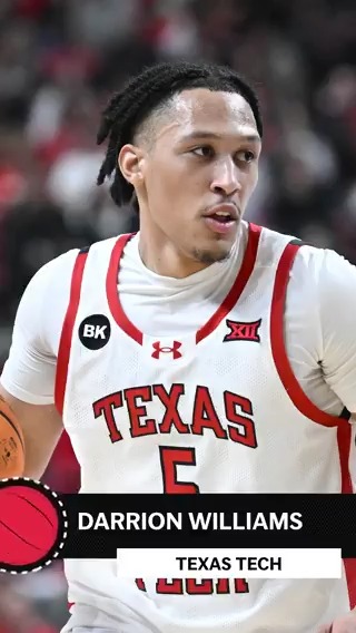 Texas Tech forward Darrion Williams is The Associated Press national men’s college basketball player of the week after a perfect shooting performance in a rout of then-No. 6 Kansas last week.