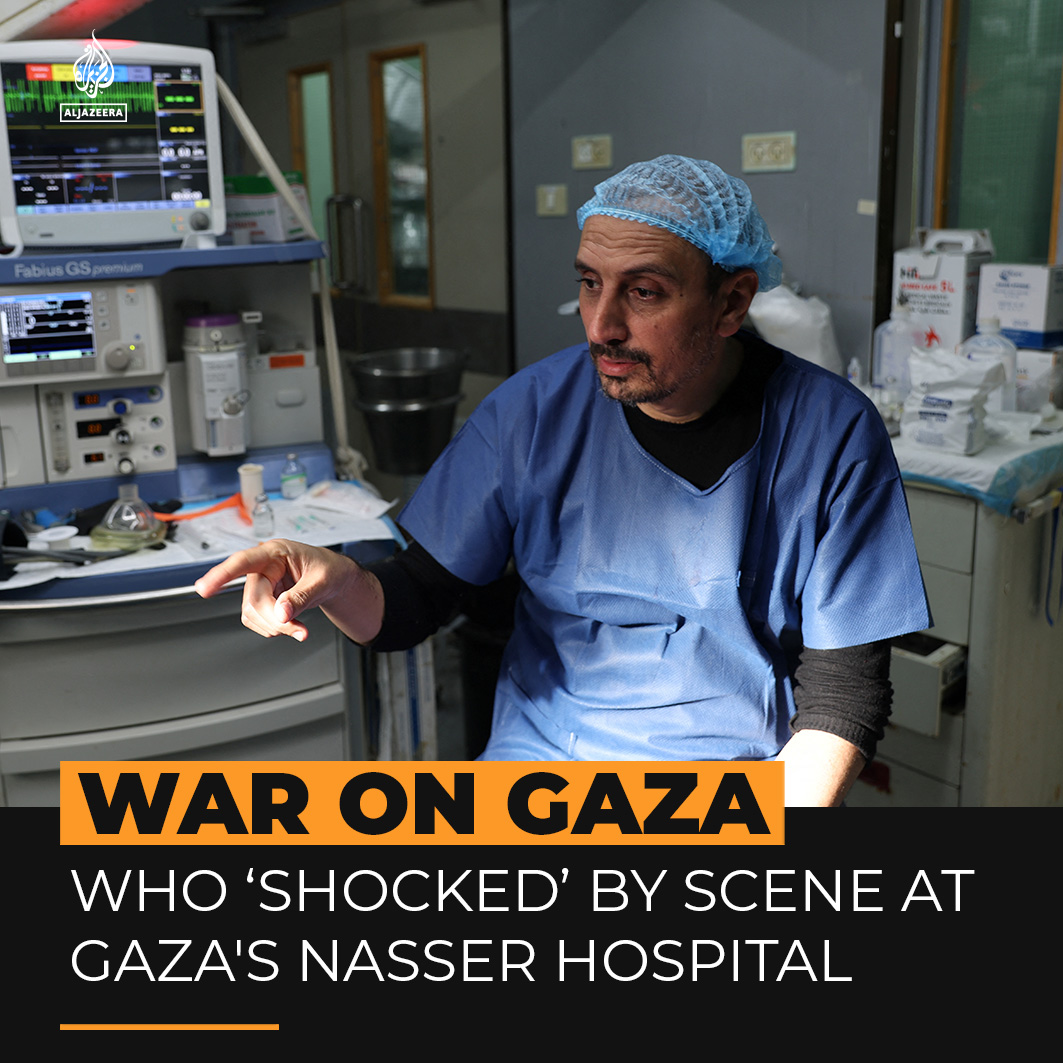 After days of being refused entry by Israeli forces, a team of UN doctors was allowed into south Gaza's Nasser Hospital. The doctors said they were shocked at what they found ⤵️