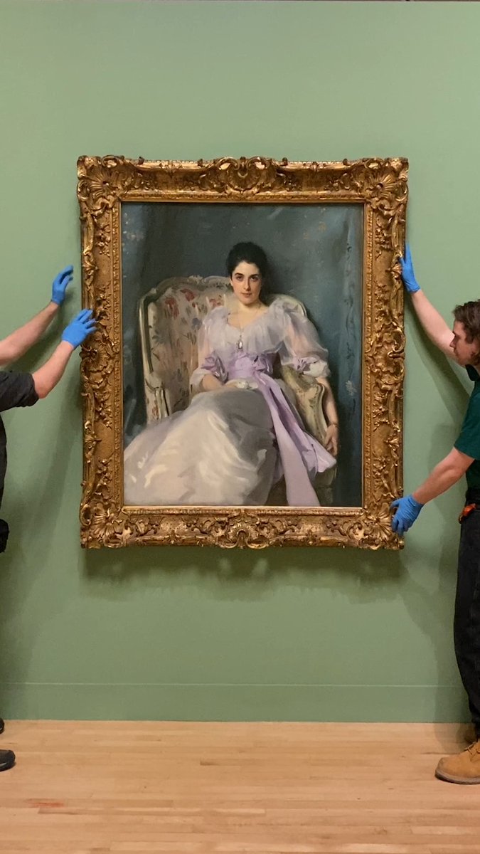 Almost ready for our close-up... #SargentAndFashion opens this Thursday at Tate Britain. 🎀 🖼️ See almost 60 paintings alongside #LadyAgnew, as we celebrate John Singer Sargent’s striking portraits of stylish sitters. 🎟️ Book your tickets today ➡️