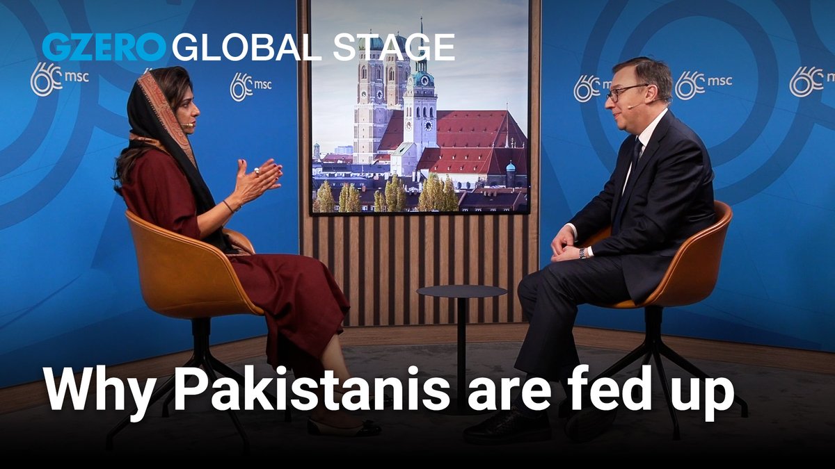 Pakistan will have to move forward without Imran Khan as its prime minister, right? Not so fast, says Pakistan's former foreign minister Hina Rabbani Khar. Tony Maciulis caught up with her at Munich Security Conference to unpack Pakistan's uncertain political future. #GlobalStage Microsoft On the Issues