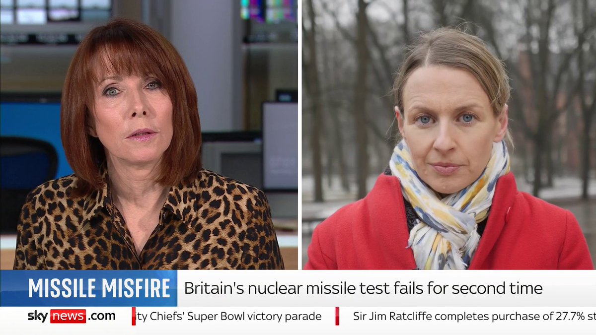 A Trident missile has misfired and crashed into the ocean off the coast of Florida during a rare test launch by a British nuclear submarine in an embarrassing blow for the Royal Navy. Sky's Deborah Haynes has the latest ⬇️ More: 📺 Sky 501