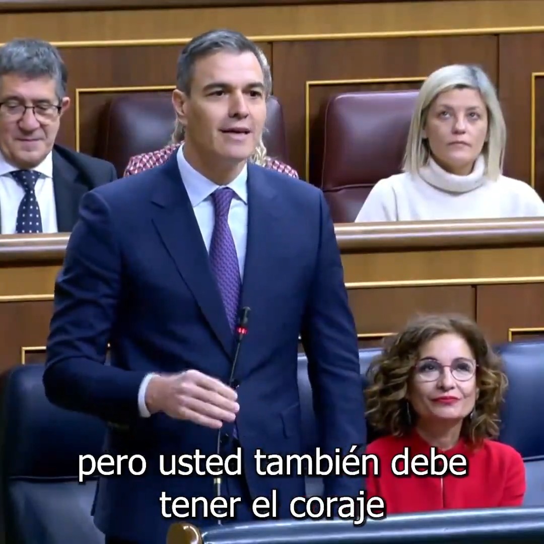 Señor Feijóo, le felicito por volver al sentido común. Reconoció a 16 periodistas que el único camino para Cataluña y para España es la reconciliación y no la confrontación. Yo no tenía ninguna duda, aunque ahora tenemos las pruebas de que si fuera por usted, y no dependiera de otros, habría aprobado una amnistía, unos indultos y lo que hubiera hecho falta para ser presidente del Gobierno. Tenga el coraje de explicar a los españoles lo que dice en privado.