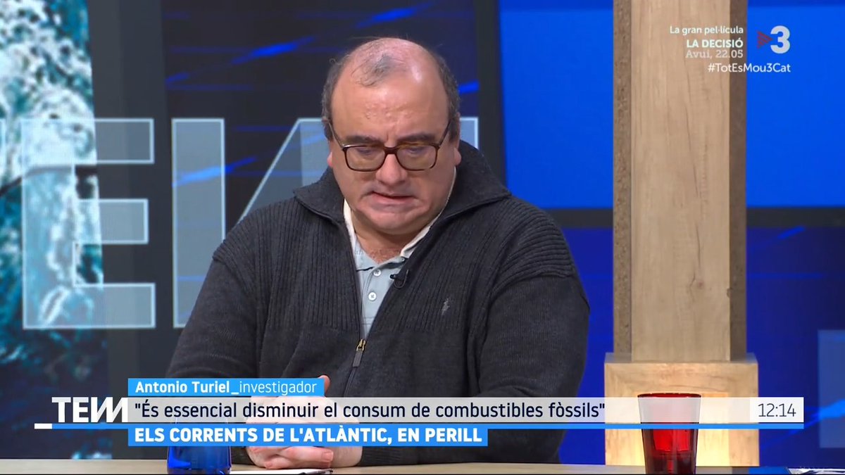 Antonio Turiel (Antonio Turiel): "La temperatura mitjana de l'oceà està completament fora d'escala i hi ha processos estacionals que s'estan invertint" #TotEsMou3Cat