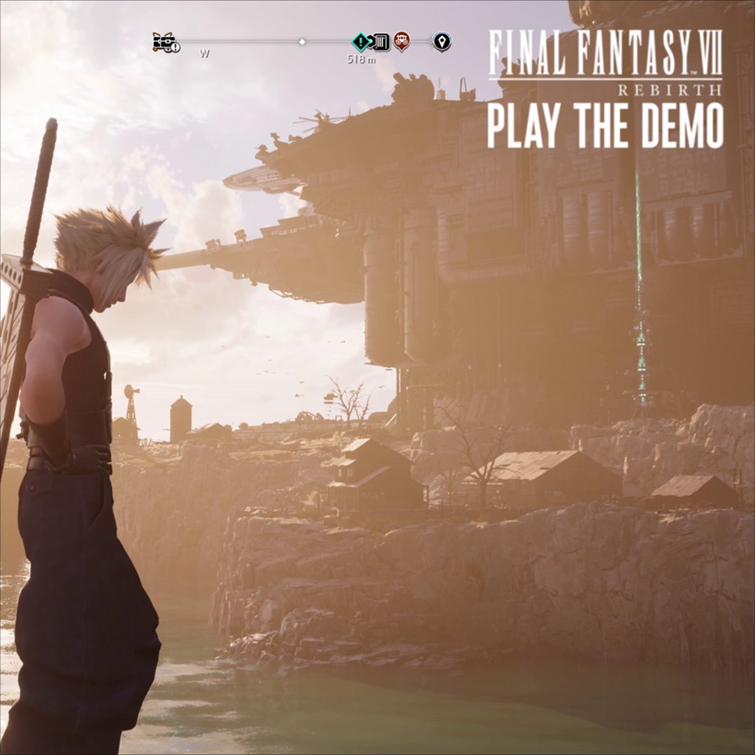The Final Fantasy VII Rebirth demo update is out now! Experience more of the game in "Dawn of a New Era", set in an open area near Junon which includes content unique to the demo. The update also improves visual fidelity in Performance Mode. #FF7R