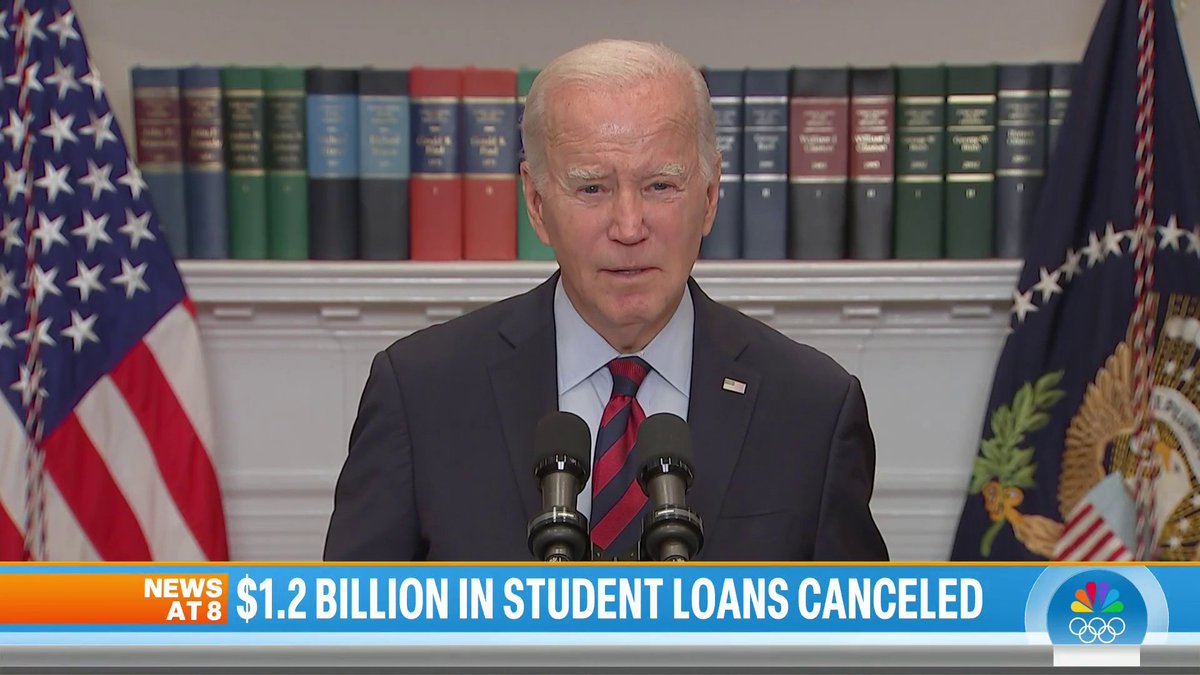President Biden announced this morning his administration is cancelling another $1.2 billion in student loans.