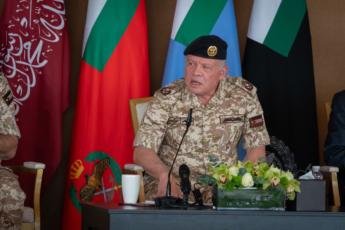 حديث جلالة الملك عبدالله الثاني، القائد الأعلى للقوات المسلحة، خلال لقائه مجموعة من رفاق السلاح المتقاعدين العسكريين والمحاربين القدامى وذوي شهداء بمنطقة الغمر اليوم #الأردن