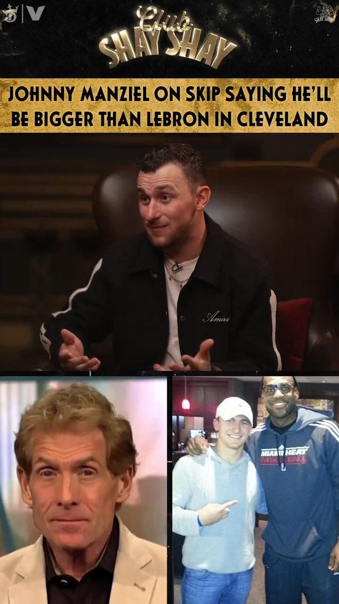 “Skip Bayless, I love you bro. I honestly feel like I let him down. … This ‘Johnny Manziel will be bigger than LeBron.’ It was never ever going to be a reality.” - Johnny Manziel Full episode is streaming now wherever you listen to your podcasts and on YouTube.