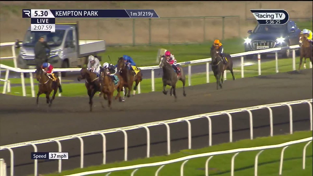🔵 750,000gns buy Los Toldos (Frankel) opens his account at the second time of asking at Kempton Park Racecourse for team Godolphin Make sure you watch the "European Road To The Kentucky Derby" Conditions Stakes live on the channel at 7pm