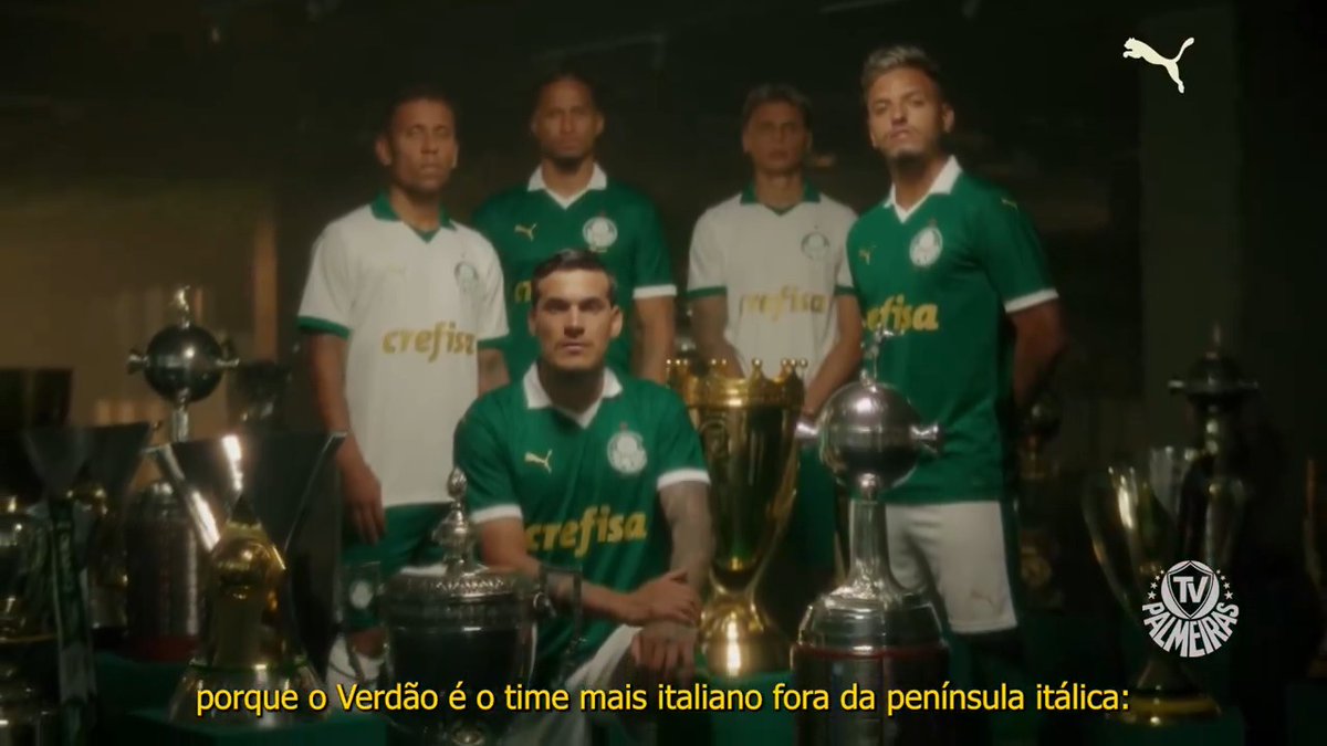 Squadra più 𝓲𝓽𝓪𝓵𝓲𝓪𝓷𝓪 del Brasile! 🇮🇹🇧🇷 Dez fatos de um clube que ostenta sua fibra desde 1914! 💚 #AvantiPalestra