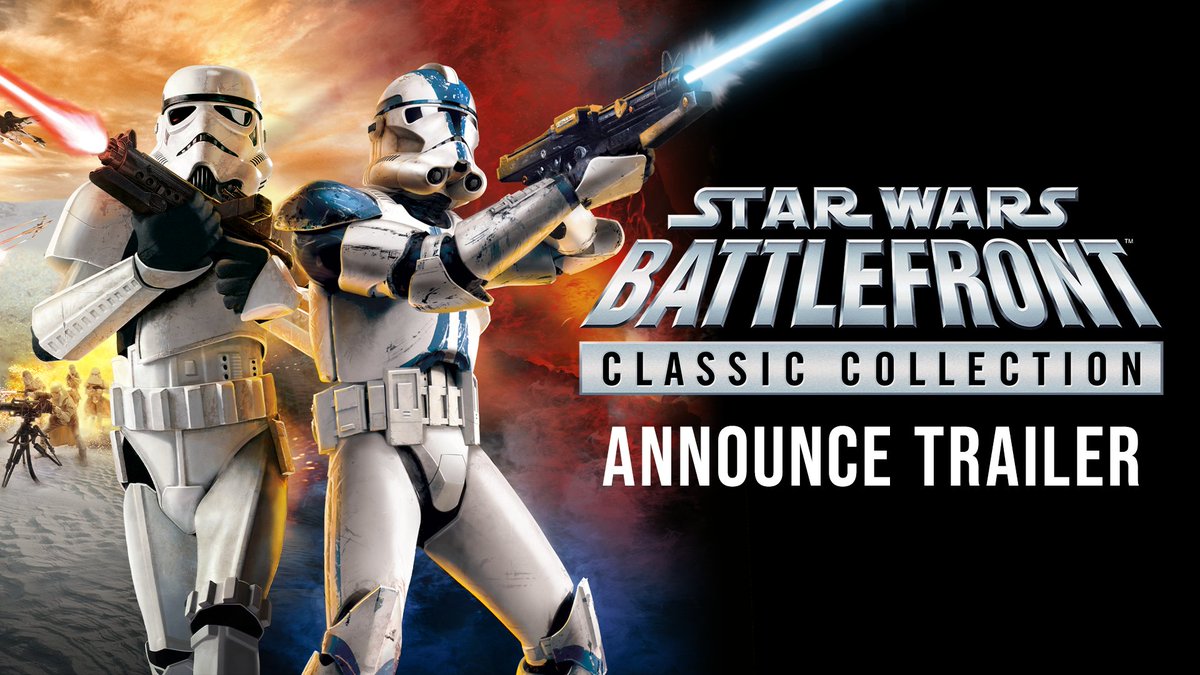 Oh the lightsaber-fueled nostalgia Pre-order Star Wars Battlefront Classic Collection: