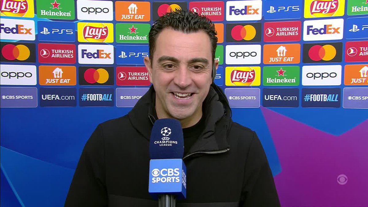 “Your brain, for me, is second to none.” The Thierry Henry and Xavi reunion we've all been waiting for as the Barca manager reacts to their 1-1 draw against Napoli.