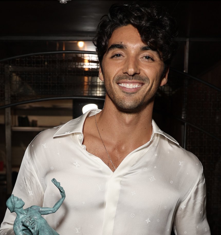 Taylor Zakhar Perez — one of 2024's @SAGawards Ambassadors — reveals the job that landed him a SAG Card. Watch the The SAG Awards February 24 LIVE on Netflix!