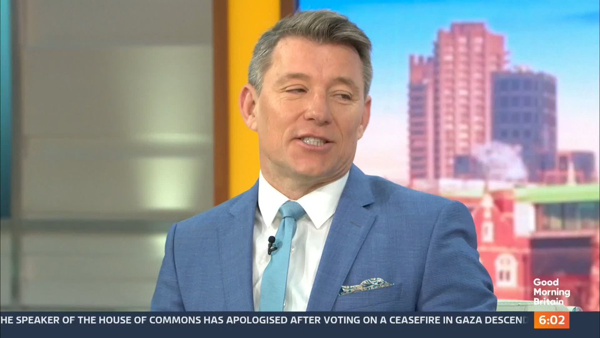 'It's literally the other side of the wall, I'm not going far!' Tomorrow might be Ben Shephard's last GMB but he's not going far!