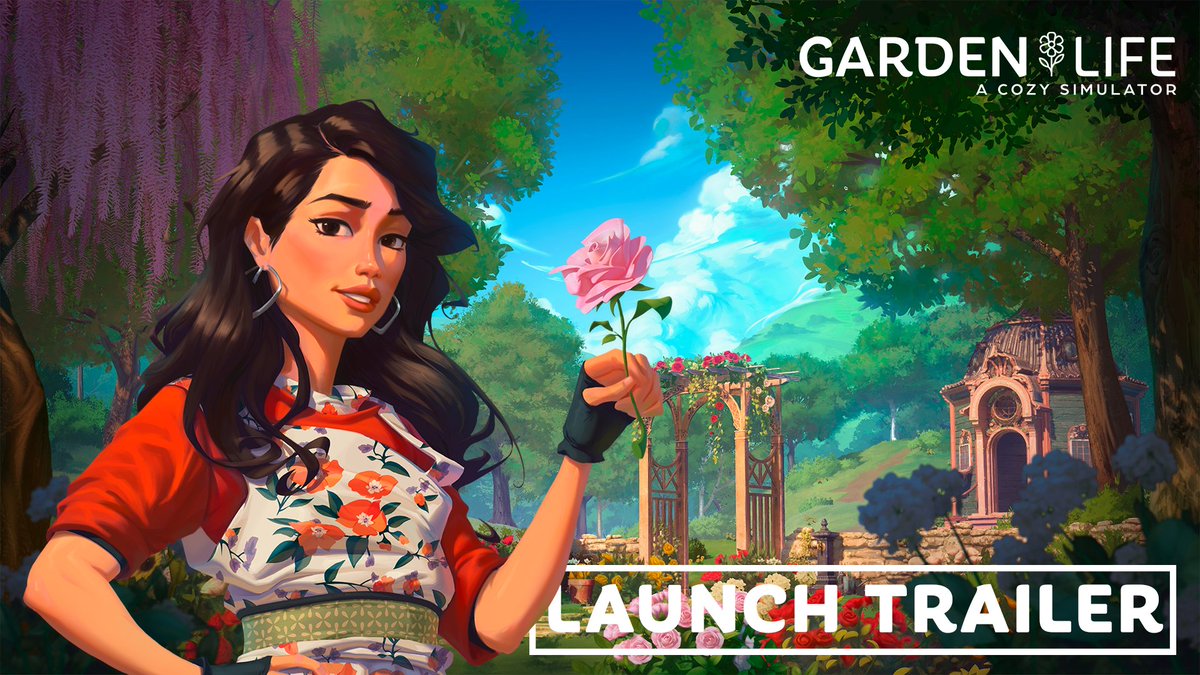 Take a breath of fresh air in your own oasis of serenity 🌱🌻 Garden Life: A Cozy Simulator is now available on Xbox X|S, Xbox One, PlayStation 5, PlayStation 4 and PC. Coming on Nintendo Switch on March 14th.
