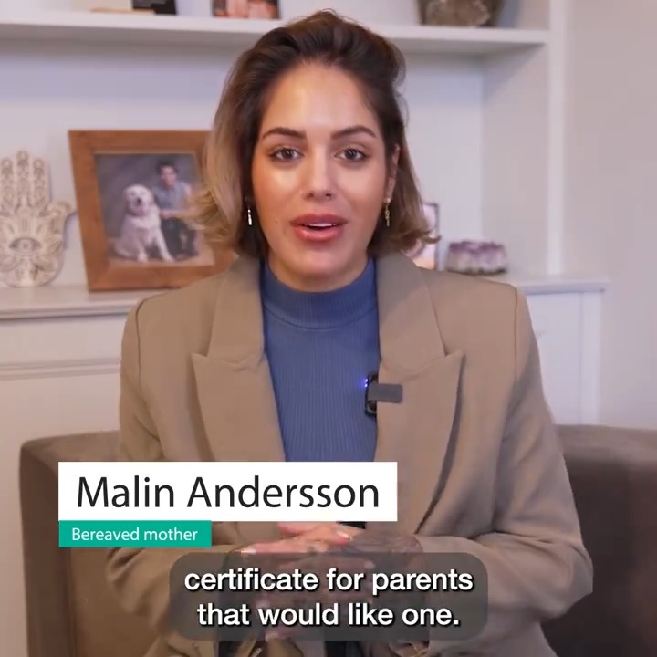 "Every pregnancy matters." Sands - baby loss charity 💜🧡 ambassador Malin Andersson explains why the new baby loss certificate is so important. Parents who have lost a baby before 24 weeks of pregnancy in England can now apply for one. More details: #BabyLoss #PregnancyLoss