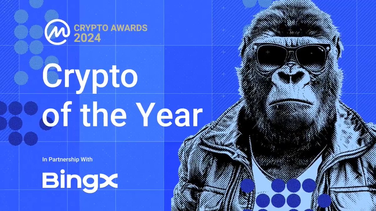 🏆 Crypto of the Year Which cryptocurrencies have made the most impact in the last year, regardless of market cap? Envelope, please... ✉️ 1. Ripple - $XRP 2. Solana - $SOL 3. Chainlink - $LINK 4. Ethereum - $ETH 5. TON Coin - $TON Whose community is the loudest? 👉 Cast your vote now: #CMCCryptoAwards2024 1/2
