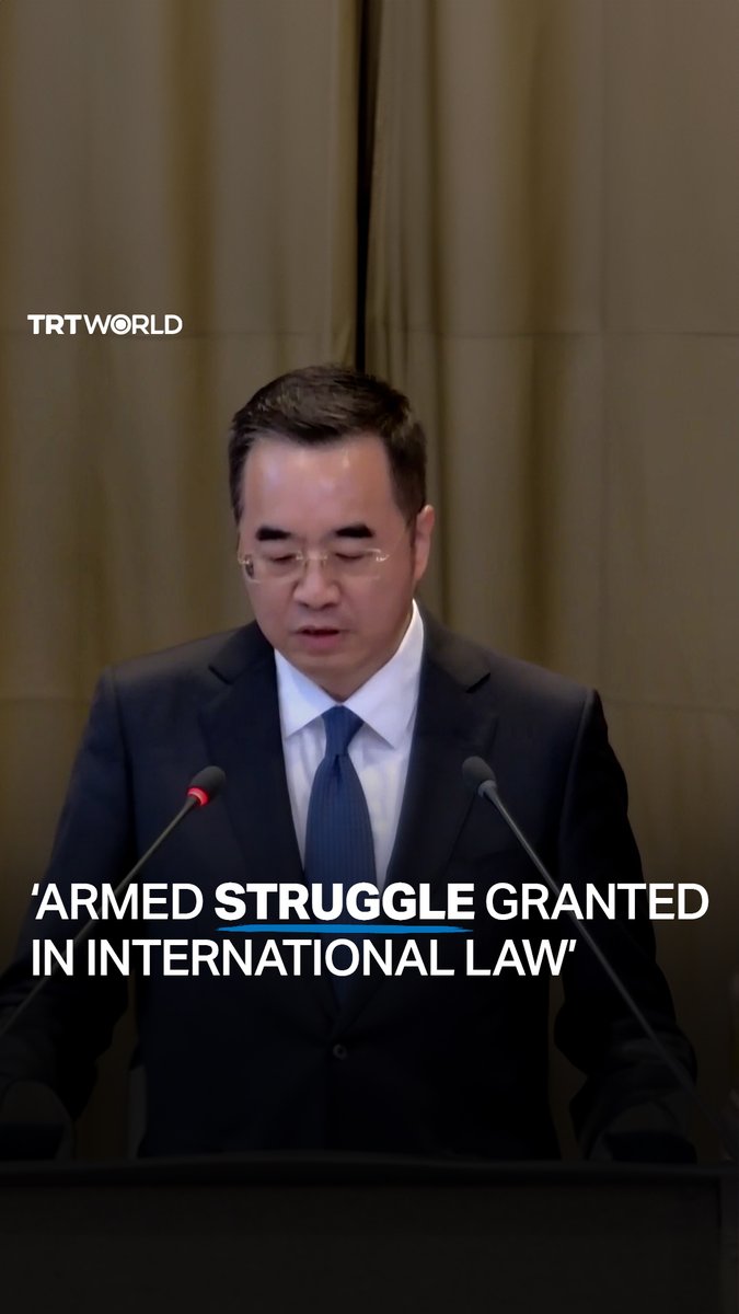 As the UN’s top court is holding hearings on Israel’s occupation of the Palestinian territories, Chinese representative Ma Xinmin told ICJ that armed struggle against occupation is enshrined in international law