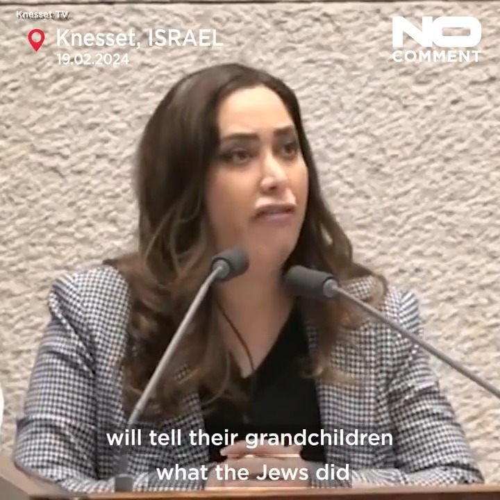 ❝I’m personally proud of the ruins of Gaza, and that every baby, even 80 years from now, will tell their grandchildren what the Jews did.❞ Israel's Social Equality & Women's Advancement Minister May Golan said during a Knesset debate held on Monday.