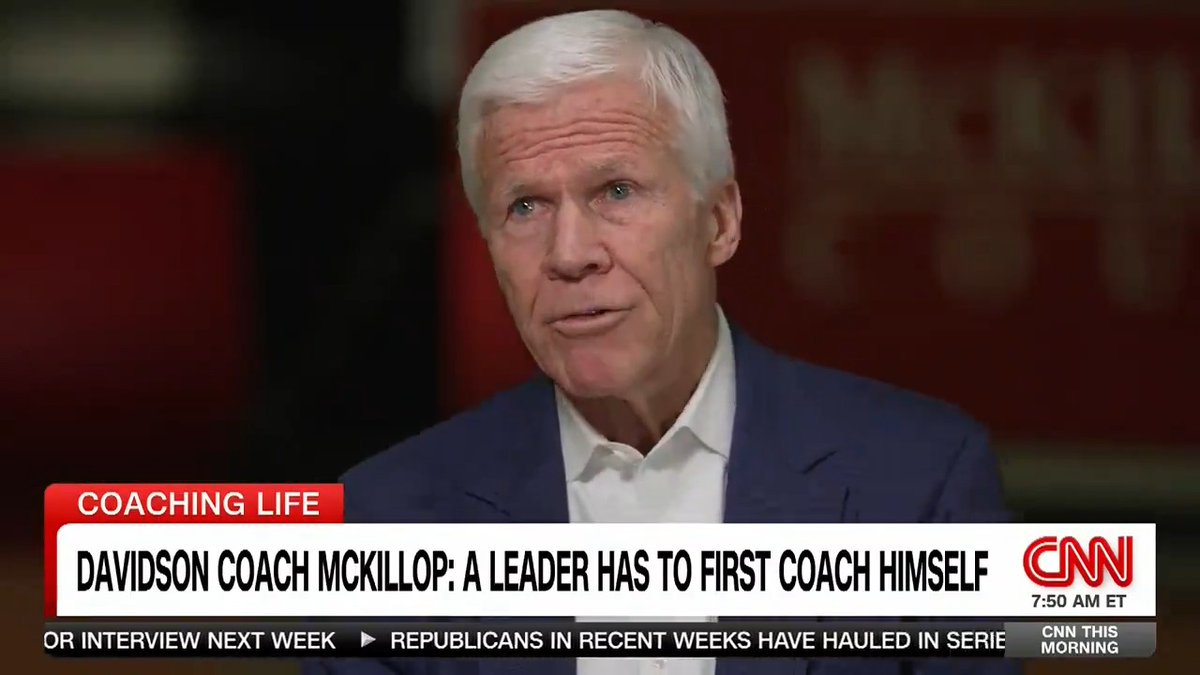 “The two greatest gifts you have are time and love." Former head coach Bob McKillop joined CNN This Morning with Audie Cornish and @PoppyHarlowCNN on her latest series: Coaching Life.