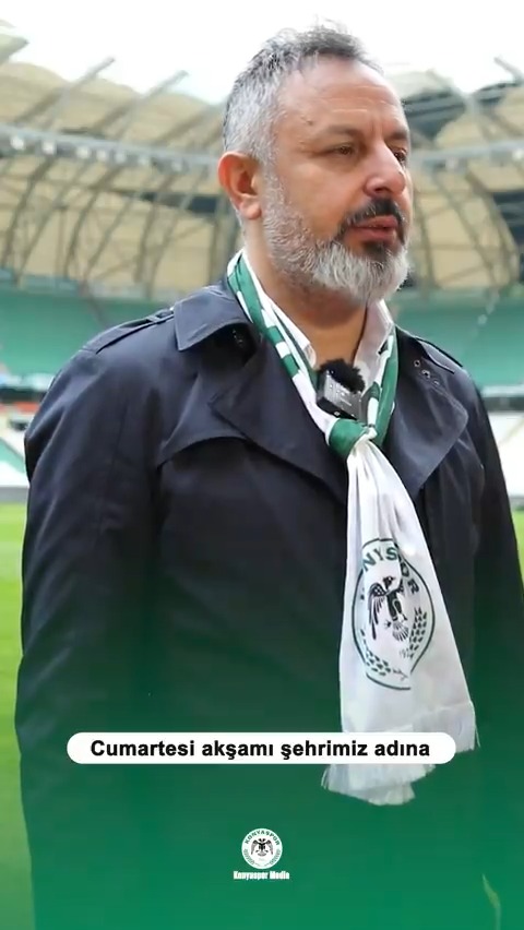 Başkanımız Ömer Korkmaz, taraftarımıza seslendi: "Konyaspor'umuzu hak ettiği yere hep beraber getireceğiz." #KenetlenBaşkaKonyasporYok 💚🤍