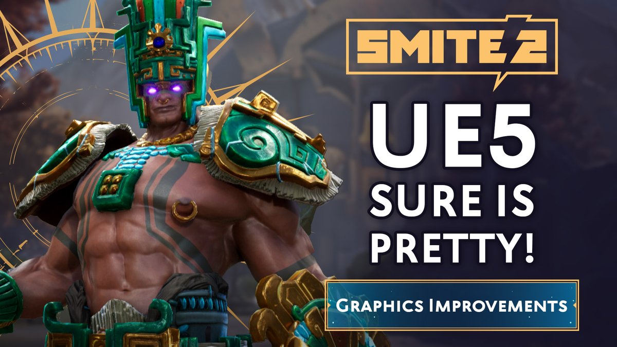 SMITE 2 has taken massive strides to look as godly as its cast! Join the team in our latest Deep Dive to see how we're utilizing Unreal Engine 5 to push visuals to the next level in SMITE 2!