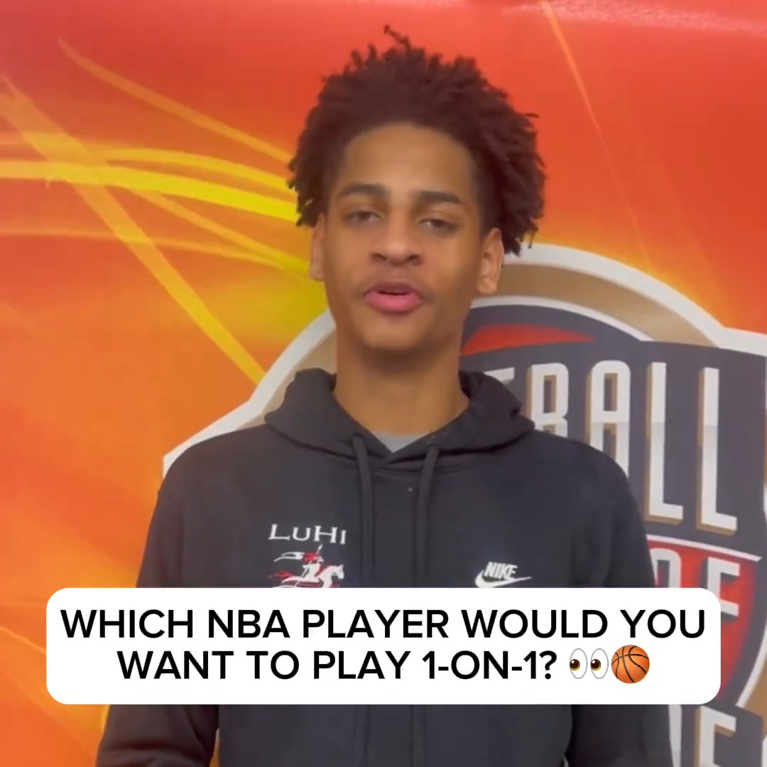The NBA is back tonight! We asked some of the best hoops prospects in the country to name which NBA player they'd want to play 1v1 👀