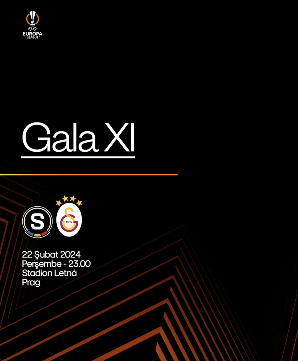 AC Sparta Prag maçı ilk 11'imiz 👇 #ACSvGS #UEL
