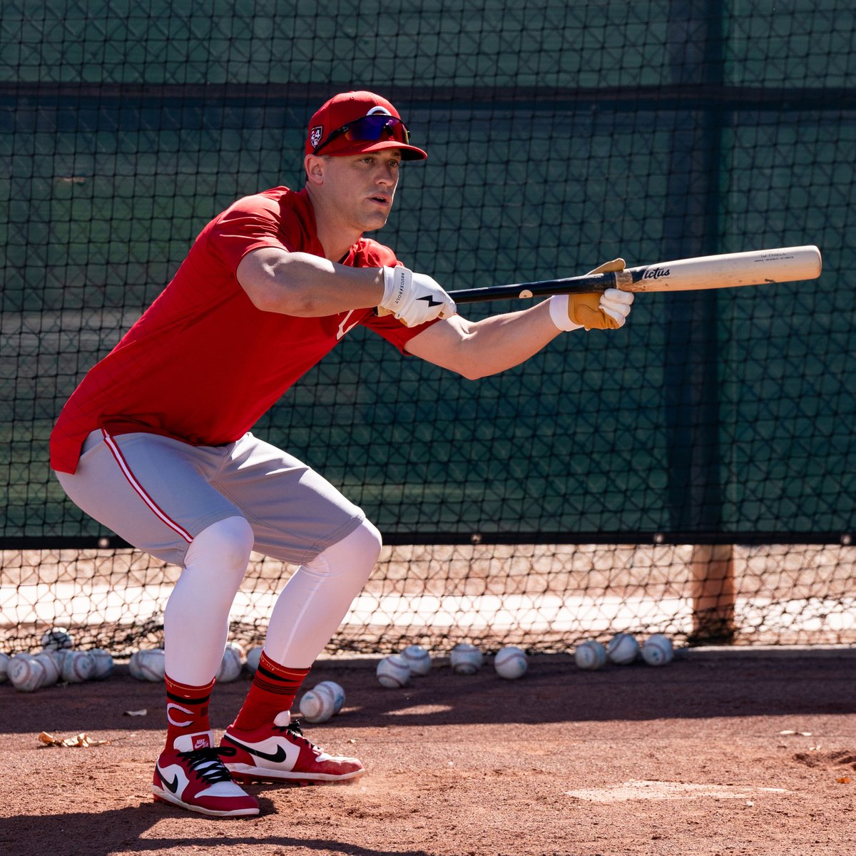 There’s a reason why TJ Friedl is the best bunter in the league.