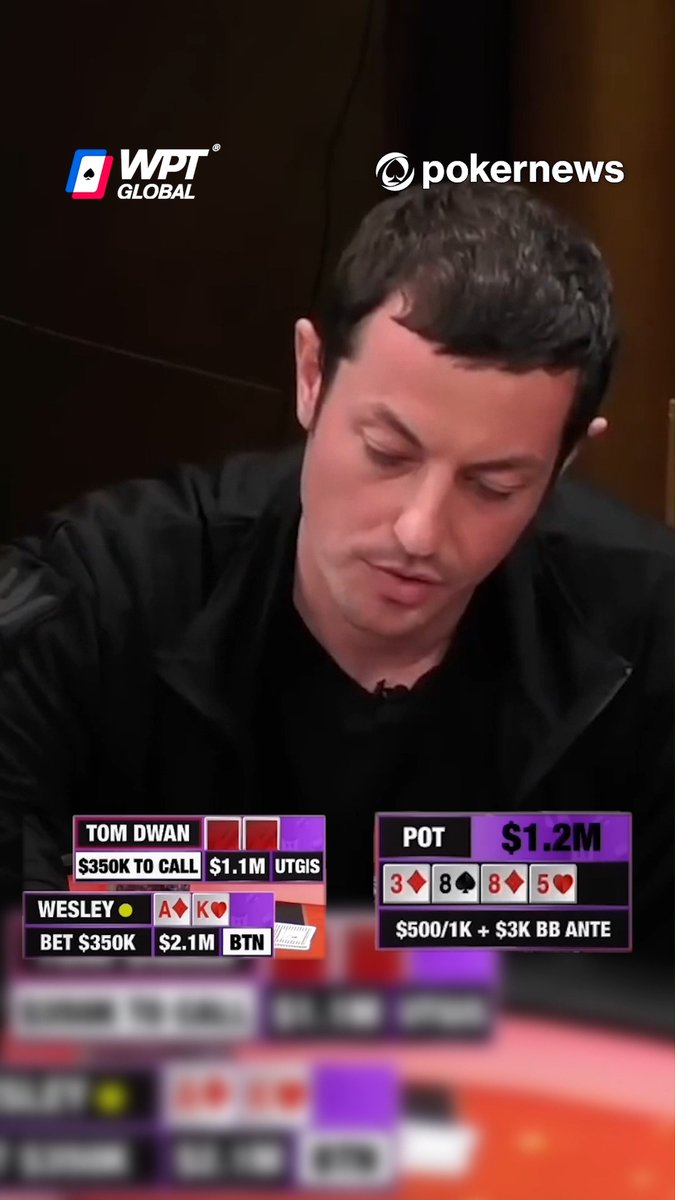 TOM DWAN WINS $3,100,000 CASH POT! 😛🏦 Talk about a throwback to the biggest cash pot in televised history on Hustler Casino Live Get in on the action by signing up to WPT Global here: