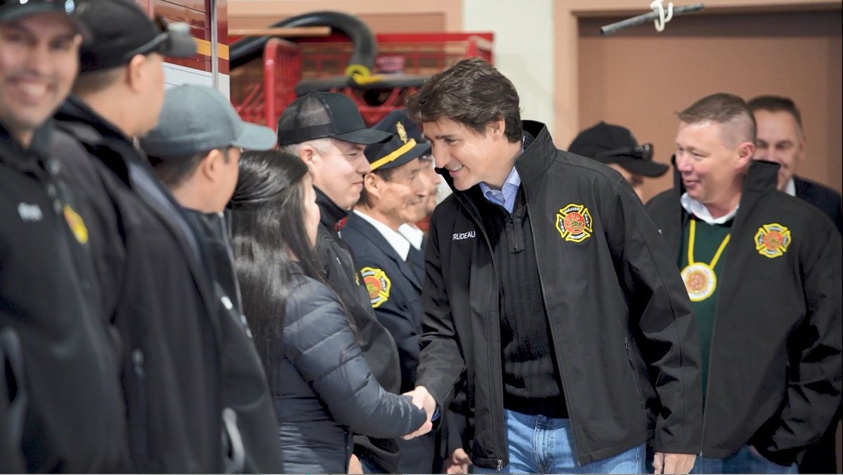 Meeting some of the incredible volunteers who leapt into action when record snowfall hit Nova Scotia earlier this month. To the team at Eskasoni First Nation’s fire station: Thanks for rising to the challenge – and for always being there to keep your neighbours safe.