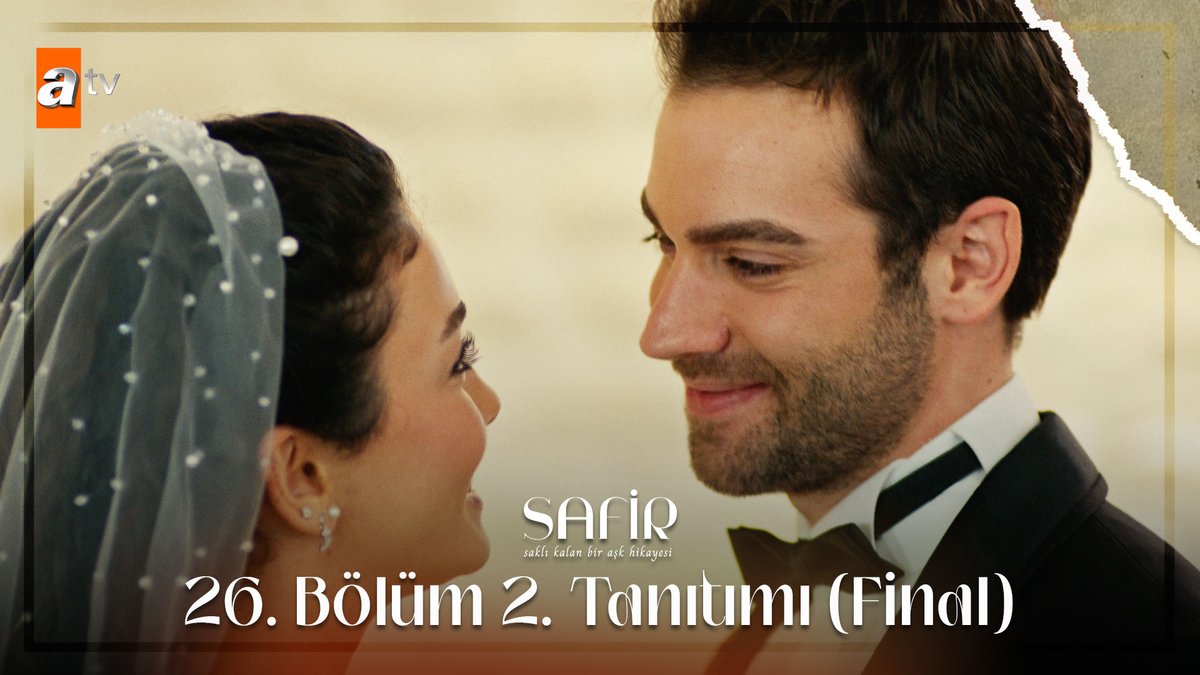 “Ömrümün kalan tüm günleri senin…” 26. bölüm 2. tanıtımı yayında! #Safir ‘Saklı Kalan Bir Aşk Hikayesi’ final bölümüyle Pazartesi 20.00’de #atv’de. 💠 atv