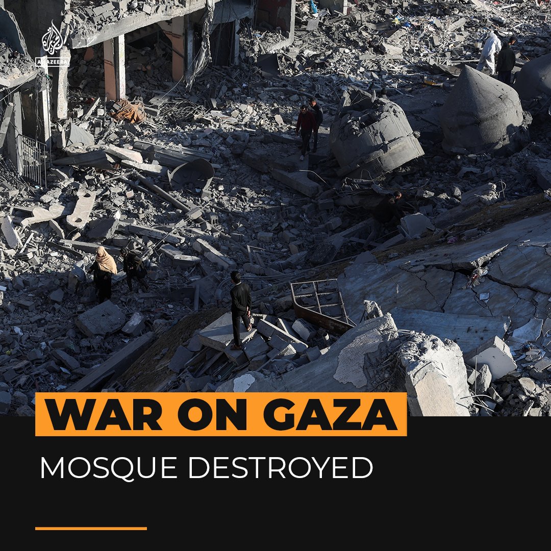 Israeli air strikes flattened Al-Farooq Mosque in Rafah and destroyed several homes. Gaza health authorities say at least 97 people were killed by Israel in the last 24 hours.
