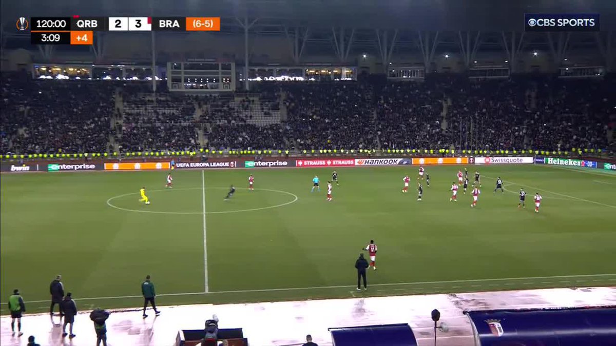 Karabağ'ın UEFA Avrupa Ligi'nde son 16'ya kalan ilk Azerbaycan takımı olduğu anlar 🇦🇿
