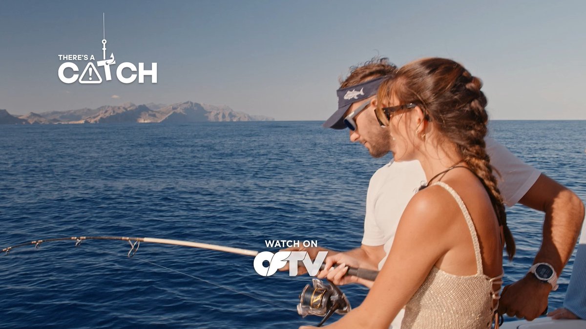 Love is in the air in Mallorca 🎣 But can these models catch more than a crush? Find out on #TheresACatch... 🔗 Binge all episodes now on OFTV: