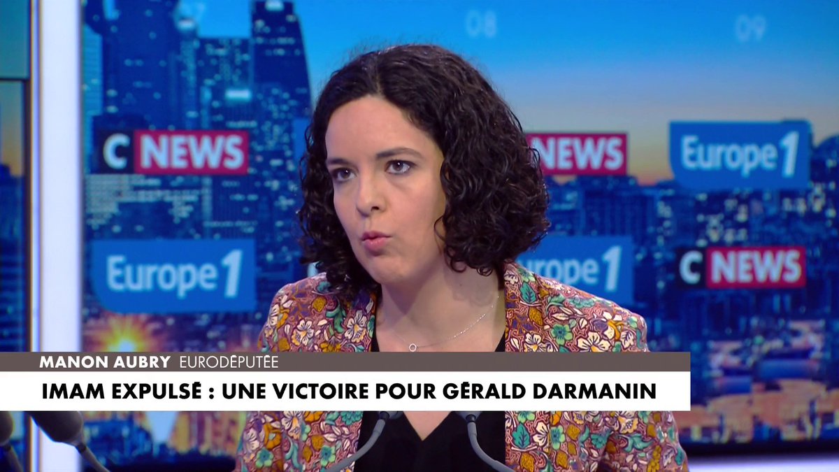 Manon Aubry, eurodéputée et tête de liste de LFI aux européennes, est revenue sur l’expulsion et les propos de l'Imam Majhoub Majhoubi: «Le contradictoire n'a pas été respecté» dans #LaGrandeInterview