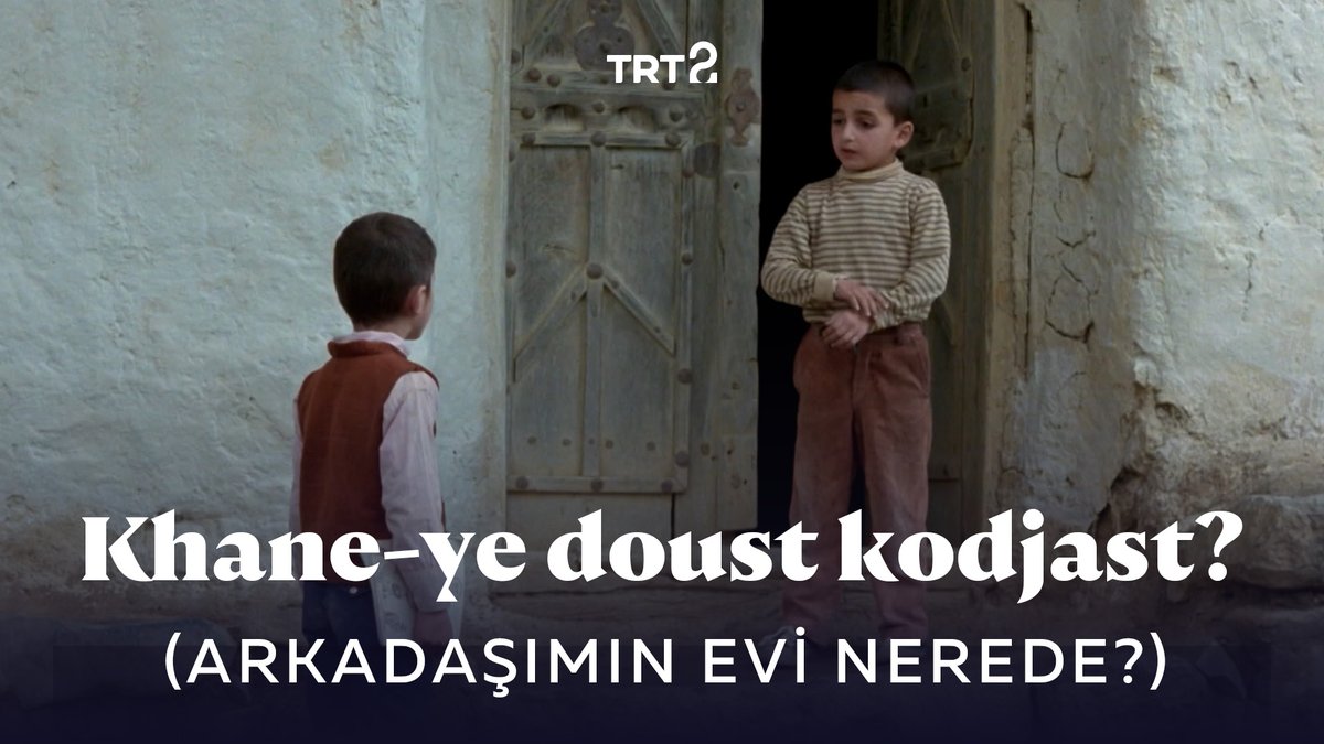 İranlı yönetmen Abbas Kiyarüstemi’den, arkadaşı için yollara düşen küçük Ahmed’in öyküsü… 👦 "Khane-ye doust kodjast?" (Arkadaşımın Evi Nerde?), bu akşam 21.30’da TRT 2’de. 🎬 #TRT2Filmleri