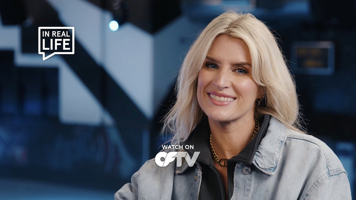 From acting to podcasting, pole dancing to ice skating... @SarahJayneDunn balances it all 💅 Find out how on an all-new 'In Real Life' on @WatchOFTV. 📺 Tune in now: