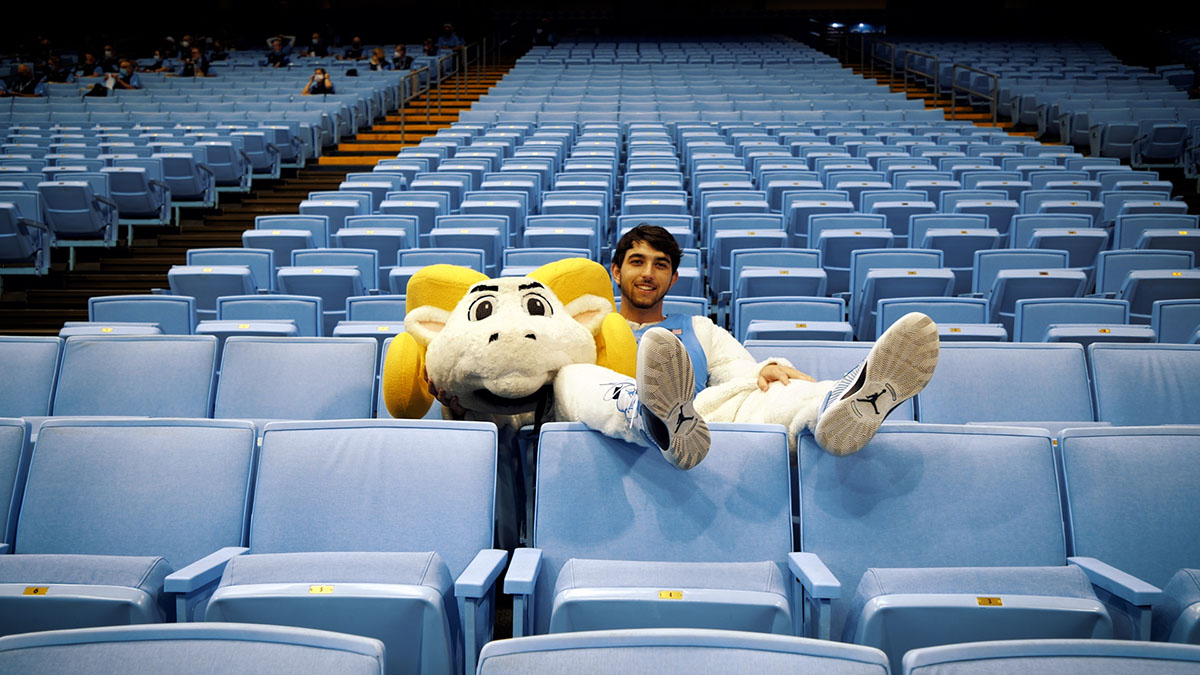 For four years, Daniel Wood was better known as Rameses, serving as a mascot for Carolina's spirit team. The #UNCgrad spent his college years anonymously making memories for fans at #UNC's biggest games. Get to know one of the Tar Heels behind Rameses