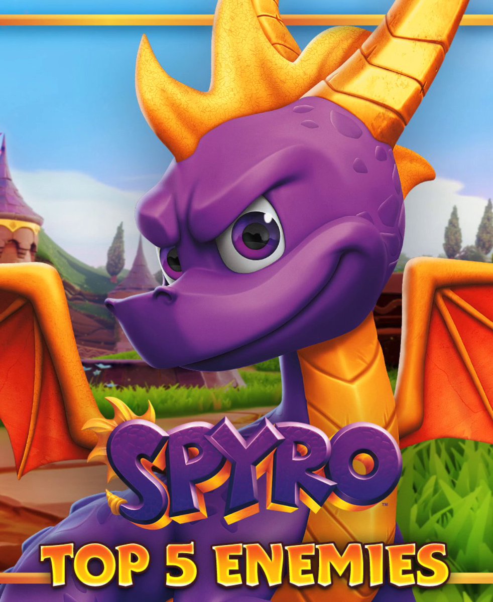 The Top 5 Enemies from Spyro Reignited Trilogy. Do you agree with #1!?