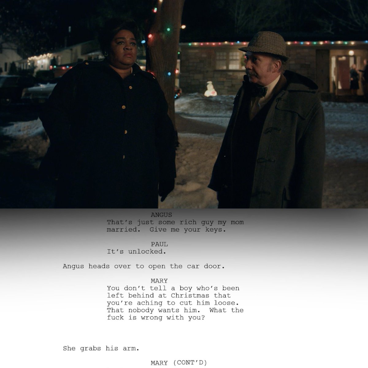 Da’Vine Joy Randolph is heartbreaking in this scene from THE HOLDOVERS. She’s deservedly sweeping this awards season but the screenplay by David Hemingson also deserves some love in my opinion #Oscars #Oscars2024 #FYC #FilmTwitter