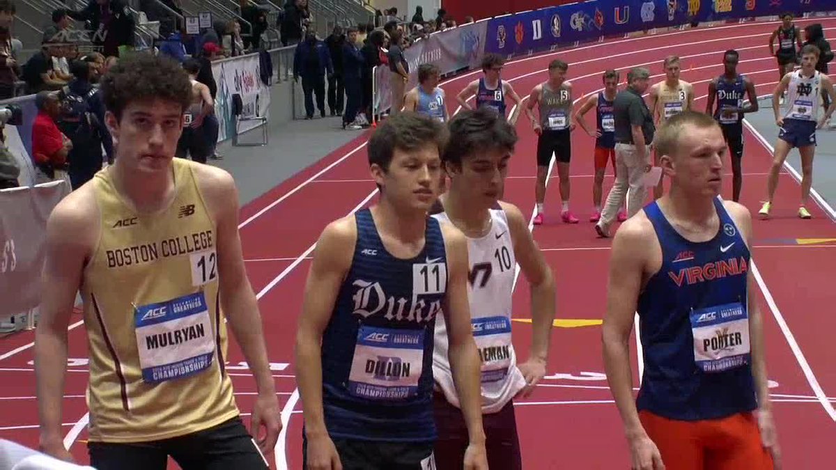 𝐃𝐎𝐔𝐁𝐋𝐄 𝐓𝐑𝐎𝐔𝐁𝐋𝐄 😤 Gary Martin and Wes Porter go 1-2 in heat 2 of the mile to secure the big Q! #GoHoos
