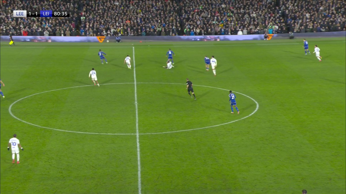 It's getting TASTY at Elland Road 🔥 Connor Roberts with his first goal in Leeds colours to level against the leaders!