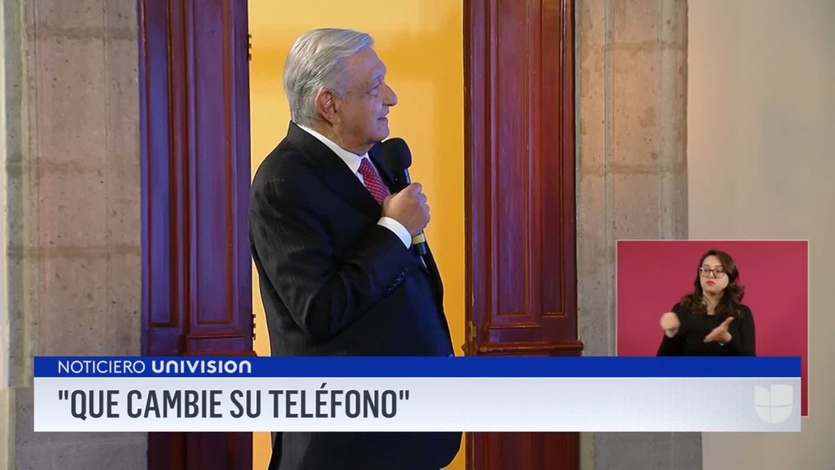 📌 "Que cambie su teléfono": así fue la polémica respuesta de AMLO cuando la reportera de Univision Jésica Zermeño lo cuestionó por haber divulgado el número de una periodista de The New York Times.