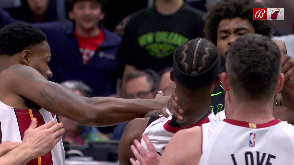 Shit going down in New Orleans 😳 (via @BallyHEAT)