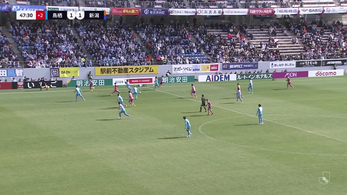 エリア外から右足一閃!!!💫 🎦 ゴール動画 🏆 明治安田J1リーグ 第1節 🆚 鳥栖vs新潟 🔢 1-1 ⌚️ 45+3分 ⚽️ 谷口 海斗(新潟) #Jリーグ